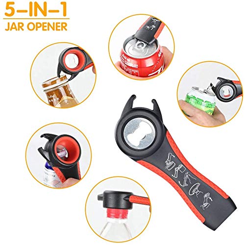 Otstar Jar Opener Bottle Opener and Ring Pull Can opener for Seniors  Arthritis Hands and Anyone with Low Strength  Arthritis Jar Openers Get Lids Off Easily - Image 3
